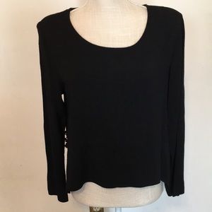 K Petite black top